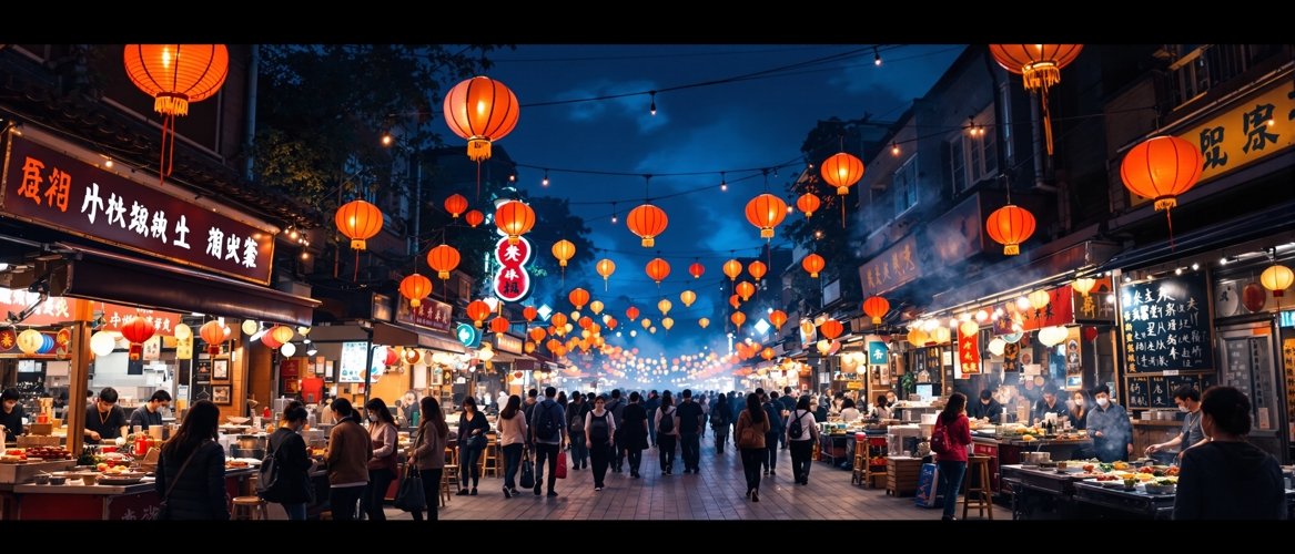 光棍影视专题合集：人间烟火夜市灯笼与蒸汽